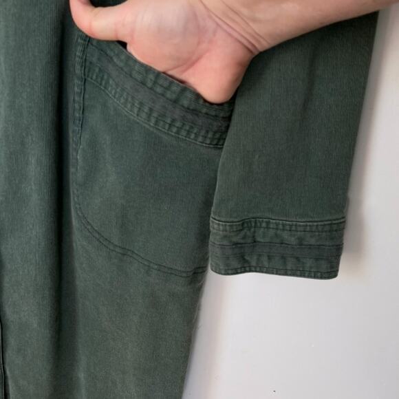 VTG Territory Ahead Womens Corduroy Shirt Dress Size 10 Button Front Knee Length - Picture 3 of 11